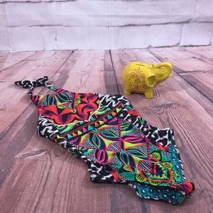 Trina Turk High Neck One Piece Swimsuit